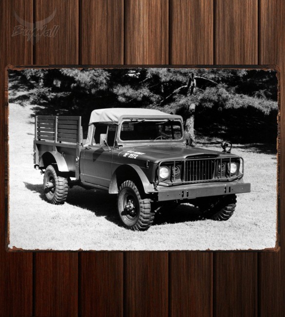 Металлическая табличка Kaiser Jeep M715 Military Truck Металлическая табличка Kaiser Jeep M715 Military Truck